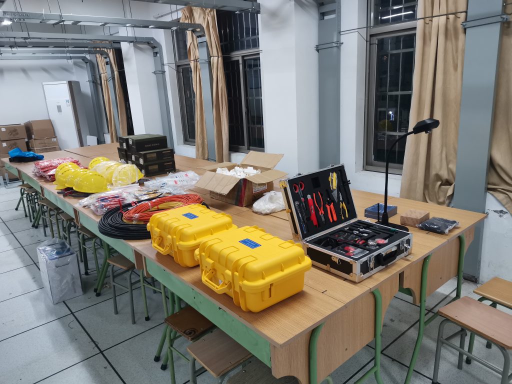 浙江科贸职业技术学院综合布线实训室