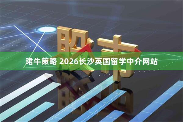 珺牛策略 2026长沙英国留学中介网站