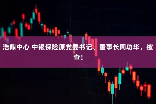 浩鼎中心 中银保险原党委书记、董事长周功华,被查!